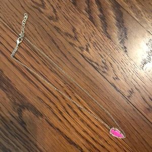 Kendra Scott Short Necklace Hot Pink